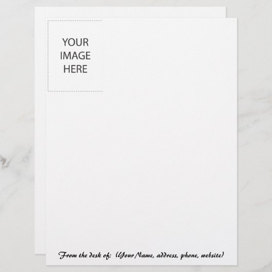 LETTERHEAD AANPASSEN UW EIGEN - VOEG UW EIGEN AFBE BRIEFHOOFD (Voorkant / Achterkant)