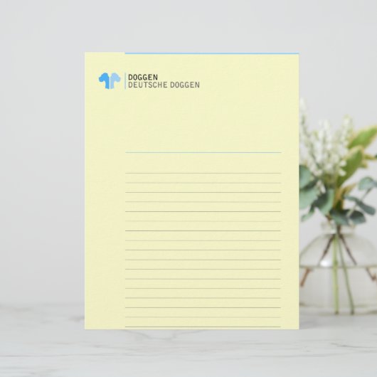 Letterhead Great Dane Identity (Staand voorkant)