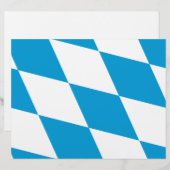 Letterhead met vlag van Beieren, Duitsland (Voorkant / Achterkant)