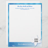 Letterhead Sjabloon Blue Spa Custom Briefhoofd (Voorkant / Achterkant)