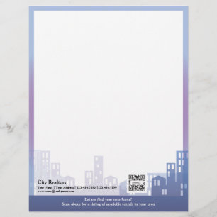 Letterhead Sjabloon City Realtors Briefhoofd