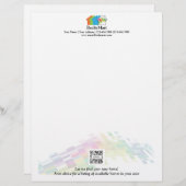 Letterhead Sjabloon House Real Estate Gepersonaliseerd Briefhoofd (Voorkant / Achterkant)