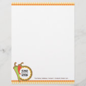 Letterhead Sjabloon Mexicaans restaurant Briefhoofd (Voorkant)