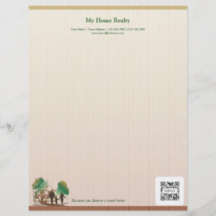 Letterhead Sjabloon Mijn thuisomgeving Briefhoofd Sjabloon