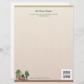 Letterhead Sjabloon Mijn thuisomgeving Briefhoofd Sjabloon (Voorkant / Achterkant)