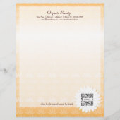Letterhead Sjabloon Organic Beauty Gepersonaliseerd Briefhoofd (Voorkant)