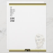 Letterhead Sjabloon President Lincoln Briefhoofd Ontwerp (Voorkant / Achterkant)
