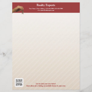 Letterhead Sjabloon Realty Experts Briefhoofd Sjabloon