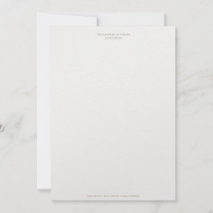 Letterhead voor de Kerk van Jezus Christus Yeshua Bedankkaart