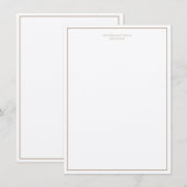 Letterhead voor de Kerk van Jezus Christus Yeshua Bedankkaart (Voorkant / Achterkant)