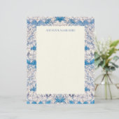 LETTERHEAD : WILLIAM MORRIS : " HONEYSUCKLE " BRIEFHOOFD (Staand voorkant)