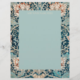 LETTERHEAD : WILLIAM MORRIS : " TULIPS " BRIEFHOOFD
