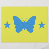 Letterhead with Flag of Bady Bassitt, Brazil Briefhoofd (Voorkant)