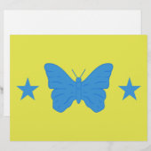 Letterhead with Flag of Bady Bassitt, Brazil Briefhoofd (Voorkant / Achterkant)