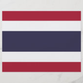 Letterhead with Flag of Thailand Briefhoofd (Voorkant)