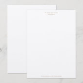 Letterhoofd voor de kerk van Jezus Christus Yeshua Bedankkaart (Voorkant / Achterkant)