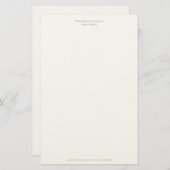 Letterhoofd voor de kerk van Jezus Christus Yeshua Briefpapier (Voorkant / Achterkant)