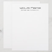 Letterhoofdpapier/papier/wit Gepersonaliseerd Briefhoofd (Voorkant / Achterkant)