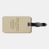 Lettering Design ‘Oerwoud Master’ Bagagelabel (Achterkant horizontaal)