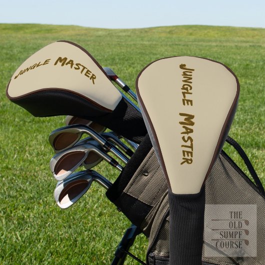 Lettering Design Oerwoud Master Golfheadcover