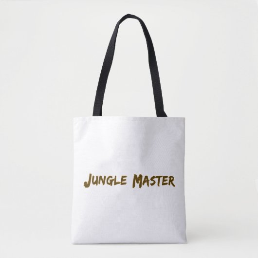 Lettering Design Oerwoud Master Tote Bag (Voorkant)