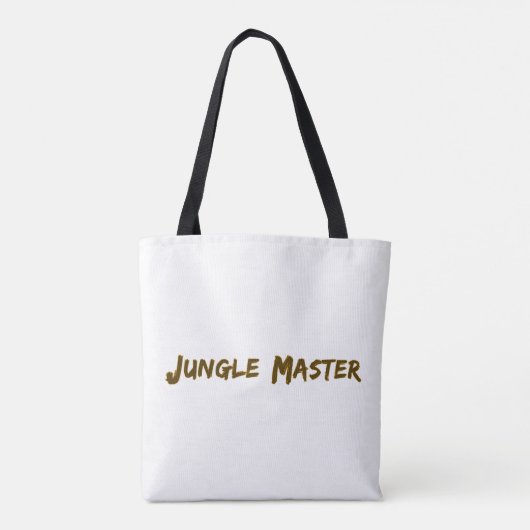 Lettering Design Oerwoud Master Tote Bag (Achterkant)