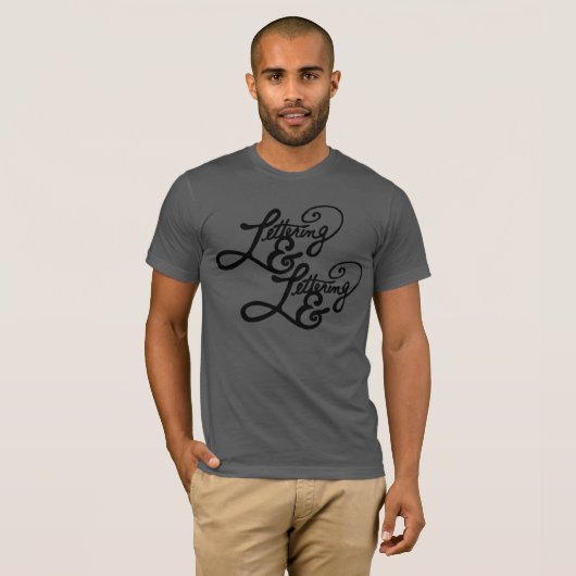 Lettering en... t-shirt (Voorkant volledig)