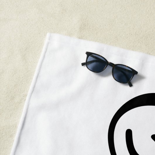 Lettering Hearts Bride Strandlaken (In situ)