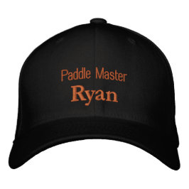 Lettering Paddle Master Ryan Geborduurde Pet