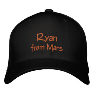 Lettering Ryan van Mars Geborduurde Pet