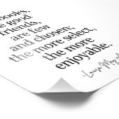 Lettering Vriendschap Quote Art Foto Afdruk (Hoek)