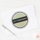 Letterkenny City Pride Emblem – Irish Identity Ronde Sticker (Envelop)