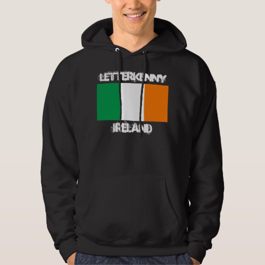 Letterkenny, Ierland met Ierse vlag Hoodie (Voorkant)