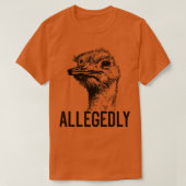 Letterkenny naar verluidt struisvogel flightless v t-shirt (Design voorkant)