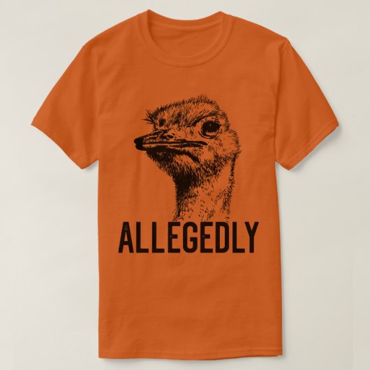 Letterkenny naar verluidt struisvogel flightless v t-shirt (Design voorkant)