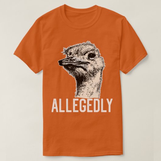 Letterkenny naar verluidt struisvogel Grappig Flig T-shirt (Design voorkant)