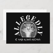 letterkenny naar verluidt struisvogelkaart kaart (Voorkant / Achterkant)