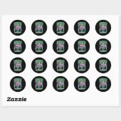 Letterkenny Pitter Patter Collage Ronde Sticker (Vel)