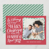 Letterkerst Feestdagenkaart (Voorkant / Achterkant)