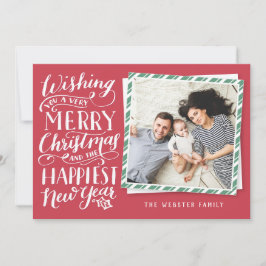 Letterkerst Feestdagenkaart