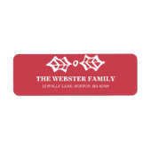 LetterkerstCollectie Etiket (Voorkant)