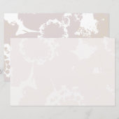 Letterkleur Floral notitie (Voorkant / Achterkant)