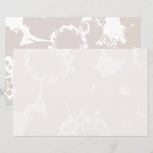 Letterkleur Floral notitie (Voorkant / Achterkant)