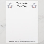 Letterkop 8,5 x 11 inch custom briefhoofd (Voorkant)