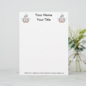 Letterkop 8,5 x 11 inch custom briefhoofd (Staand voorkant)