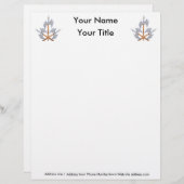 Letterkop 8,5 x 11 inch custom briefhoofd (Voorkant / Achterkant)