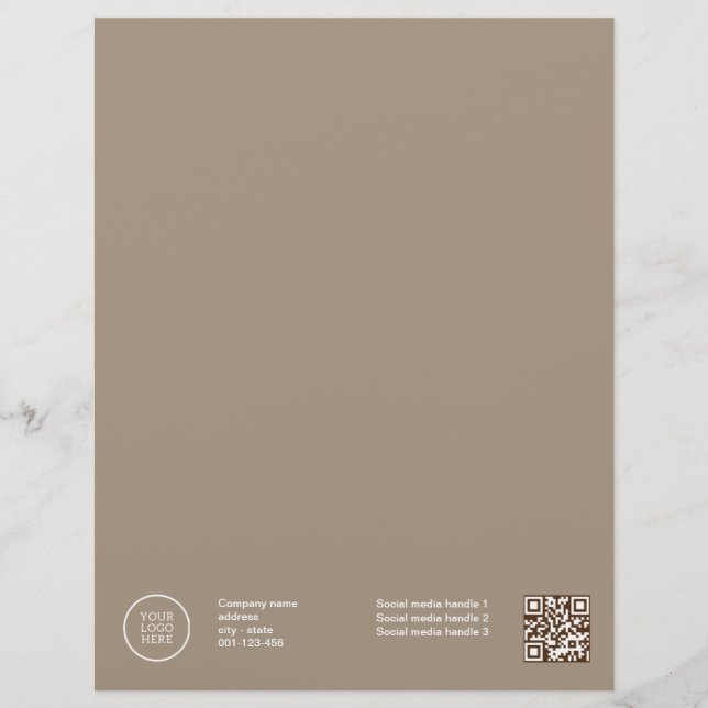 Letterkop Briefhoofd (Voorkant)