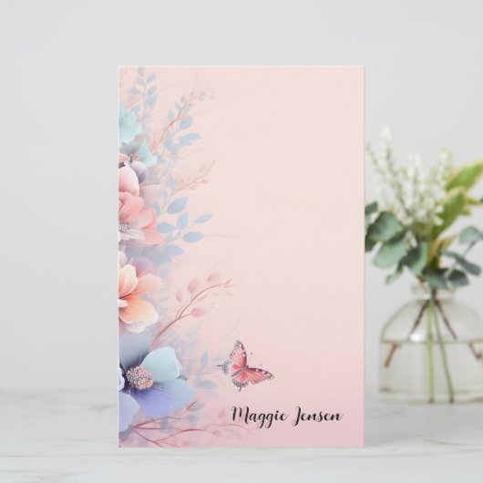 Letterkop Briefpapier (Staand voorkant)