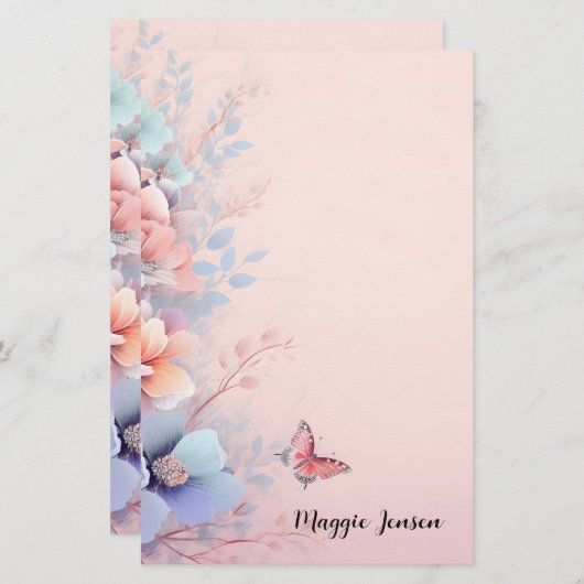 Letterkop Briefpapier (Voorkant / Achterkant)