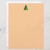 Letterkop met kerstboomdecoratie (Voorkant / Achterkant)